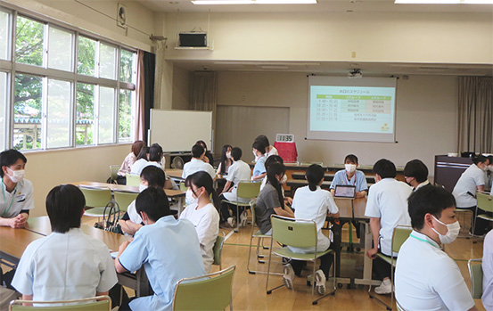 令和7年第1回オープンキャンパス：在校生スタッフとの懇親会