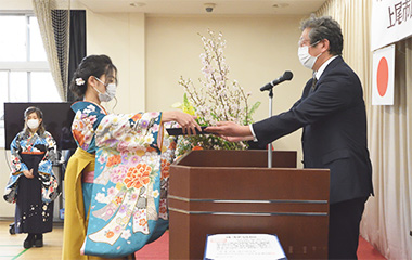 令和2年度（30回生）卒業式2